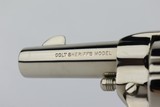 Rare, ANIB Colt Sheriff's Model Revolver - Factory Nickel, Ivory Grips - 11 of 25