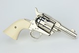 Rare, ANIB Colt Sheriff's Model Revolver - Factory Nickel, Ivory Grips - 4 of 25