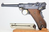 Extraordinarily Rare Military Test Luger - Matching Ideal Stock - 3 of 25