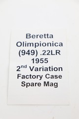 Excellent, Cased 1955 Beretta Olimpionica - 13 of 13