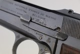 Excellent Pre-WW2 FN Browning High power - Slotted Frame - 7 of 11