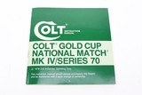 ANIB 1978 Colt Mk IV Series 70 - Gold Cup National Match - 15 of 15