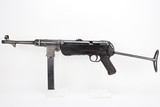 Rare, Matching Nazi MP-40 Submachine Gun - 2 of 25