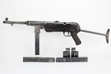 Rare, Matching Nazi MP-40 Submachine Gun - 1 of 25