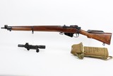 Incredible, Rare British No.4 Mk I(T) Enfield Sniper Rifle Grouping - 1 of 25