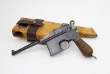 Scarce, Beautiful Mauser C96 Rig - Large Ring Hammer