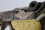 Goring Presentation, Silver Engraved Krieghoff Luger - 9 of 16
