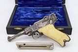 Goring Presentation, Silver Engraved Krieghoff Luger - 1 of 16