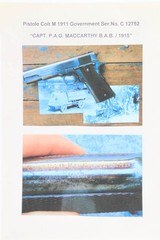Colt Government Model - Owned by Distinguished WWI Captain Plantagenet MacCarthy - 14 of 17