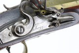 18th Century Flintlock Blunderbuss With Sprung Bayonet By Twigg - 13 of 14