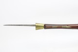 18th Century Flintlock Blunderbuss With Sprung Bayonet By Twigg - 5 of 14