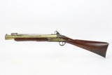 18th Century Flintlock Blunderbuss With Sprung Bayonet By Twigg