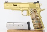 Gorgeous, Gold Nighthawk Custom 1911 Agent 2 - Mammoth Ivory Grips