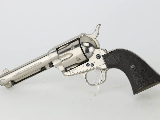 Exceptional, Factory-Nickel Colt Frontier Six Shooter - With Factory Letter