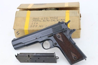 Very Rare, Boxed Colt M1911 - 1912 Navy