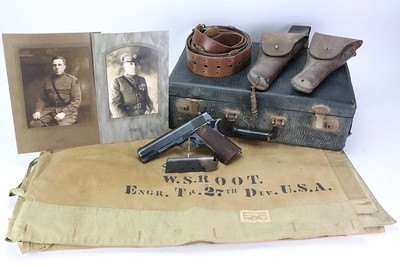 Documented WWI Colt 1911 Grouping - Captain William Root