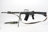 Scarce Swiss PE-57 Semi Auto Rifle w/ Bayonet