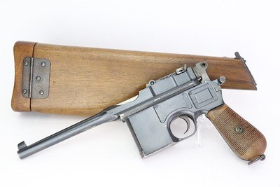 Rare, Beautiful Austrian Military Mauser C96 Rig Broomhandle - Matching Stock