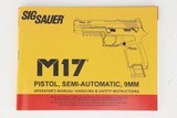 One-of-a-Kind, Consecutive Set of US Army Sig Sauer M17's - Two Digit Serials - 25 of 25