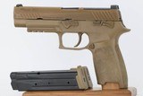 One-of-a-Kind, Consecutive Set of US Army Sig Sauer M17's - Two Digit Serials - 21 of 25