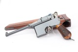 Rare, Minty, Flatside, Large Ring Hammer Mauser C96 Rig - 1 of 19
