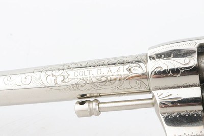 Factory-Engraved Colt New Navy Model 1895 Revolver - W/ Factory Letter - Image 3 of 21