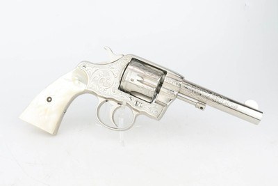 Factory-Engraved Colt New Navy Model 1895 Revolver - W/ Factory Letter - Image 4 of 21