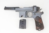 Scarce Bergmann Model 1910 - German Occupation, Unit Marked - Image 1 of 12