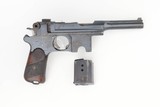 Scarce Bergmann Model 1910 - German Occupation, Unit Marked - Image 2 of 12