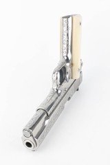 Engraved, Nickeled Colt Government Model Series 80 - .38 Super - Image 11 of 17