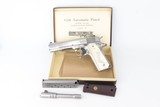Engraved, Nickeled Colt Government Model Series 80 - .38 Super - Image 1 of 17