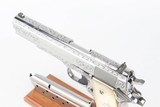 Engraved, Nickeled Colt Government Model Series 80 - .38 Super - Image 10 of 17
