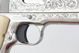 Engraved, Nickeled Colt Government Model Series 80 - .38 Super - Image 15 of 17