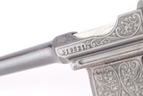 Beautiful, Engraved Mauser Bolo Model 1921 - Ivory Grips - Image 6 of 13