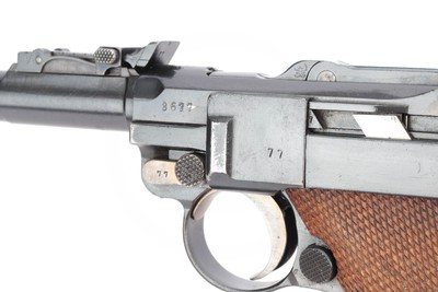 1917 DWM Artillery Luger LP.08 Rig - Early Nazi Kriegsmarine Rework w/ Matching Mag - Image 9 of 25