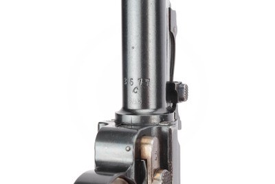 1917 DWM Artillery Luger LP.08 Rig - Early Nazi Kriegsmarine Rework w/ Matching Mag - Image 12 of 25
