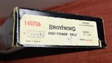 Browning Safari .222 Remington Magnum
" Unfired In Box " - 10 of 10