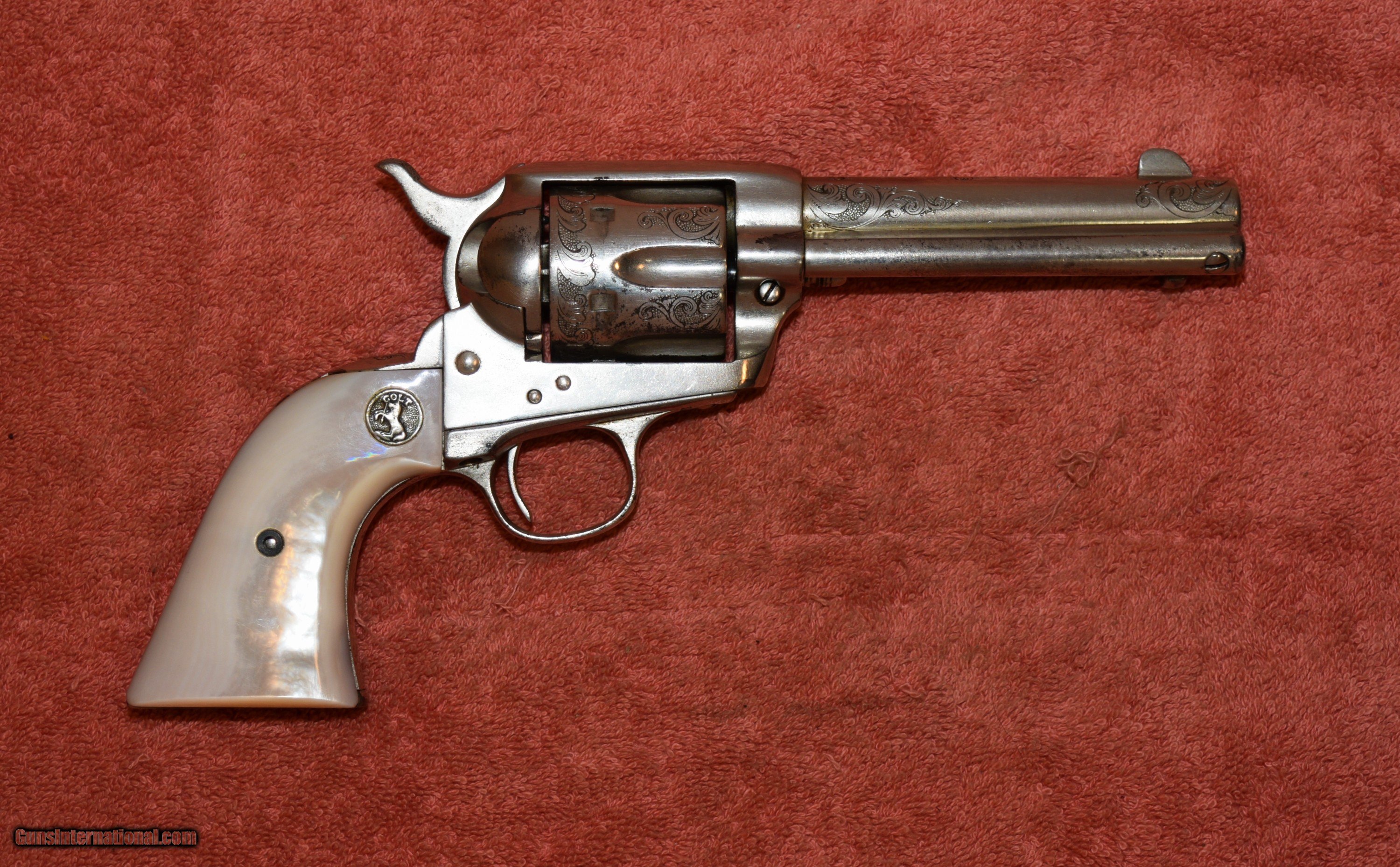 Colt Single Action Army Nickel First Gen. .45 Colt 