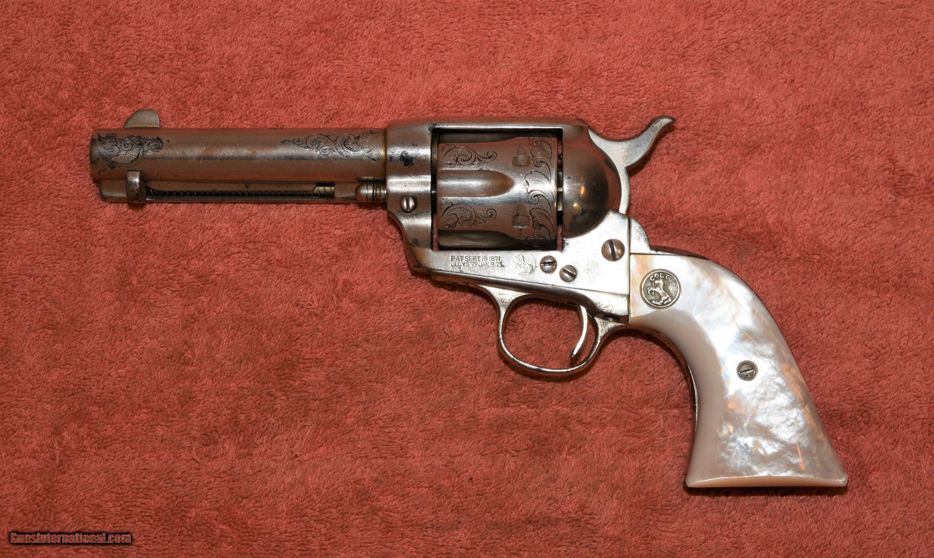 Colt Single Action Army Nickel First Gen. .45 Colt 