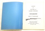 Winchester
Model 12
Featherweight
Factory
Manual - 2 of 2