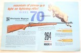 Winchester
Model
70
.264
Featherweight
Factory Letter &
Advertising
