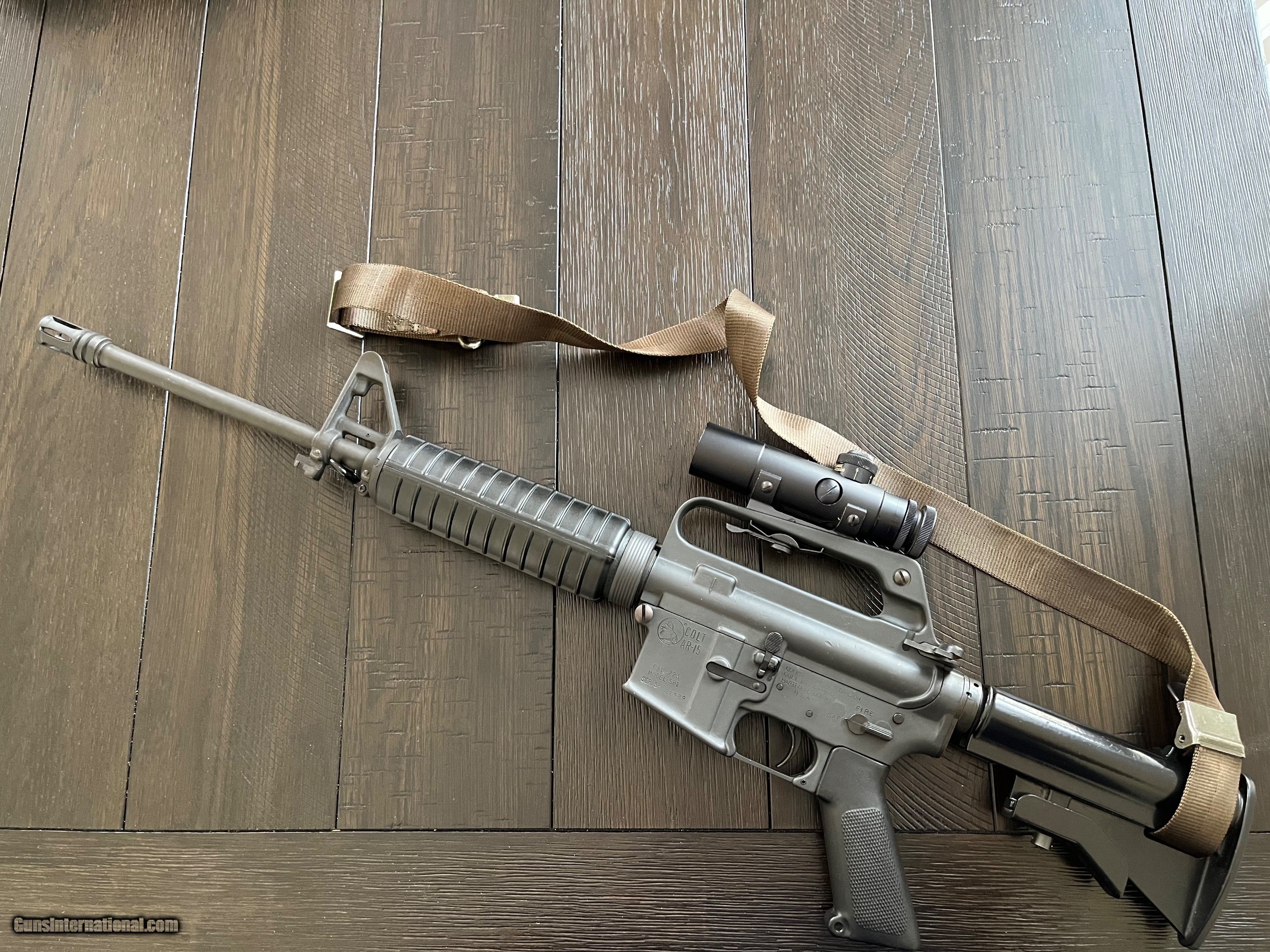 100%正規品 Colt .223 Scope w/Colt SP1 15 AR トイガン