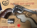 Colt Frontier Scout Dual Cylinder .22 & .22 mag Nickel - 2 of 7