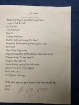 J.P. Sauer Model 29S 12 ga. Pigeon Gun Extremely Rare - 2 of 15