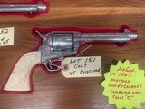 Colt SAA 2nd Gen .45 Revolver Set Engraved w/ Ivory - 6 of 8