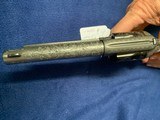 Colt 1st Gen 38 Special 5 1/2 inch barrel Master Engraved by Nick Kusmit - 3 of 8