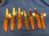 7 Vintage Randall 1970s Era Knives - 1 of 6