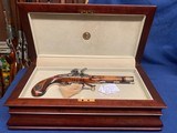 US Historical Andrew Jackson 45 cal. Flint Pistol - New in Box - 1 of 9