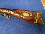 Signed 5 B 44 cal 42 inch barrel Full Stock - Possibly Ohio - A lot of inlays - 11 of 15
