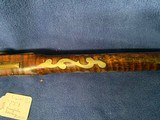 Signed 5 B 44 cal 42 inch barrel Full Stock - Possibly Ohio - A lot of inlays - 9 of 15